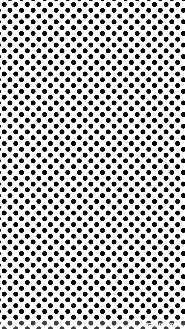 Black And White Medium Polka Dots Android Wallpaper - Polka Dot