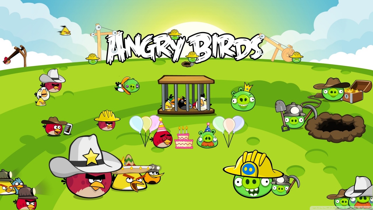 Angry Birds Best Party HD desktop wallpaper High Definition Mobile