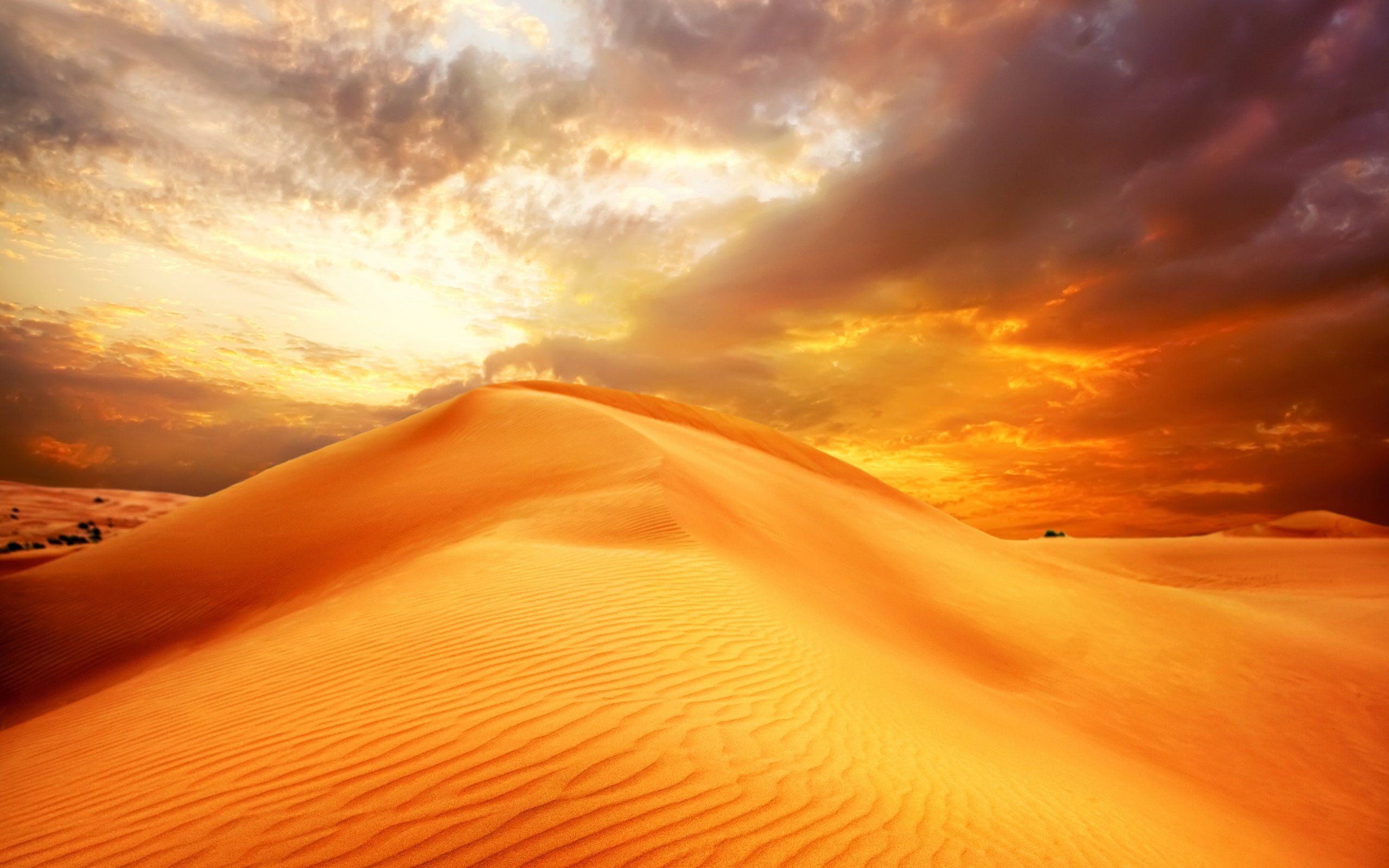 Sunrise sand landscape clouds nature desert sky dune wallpaper ...