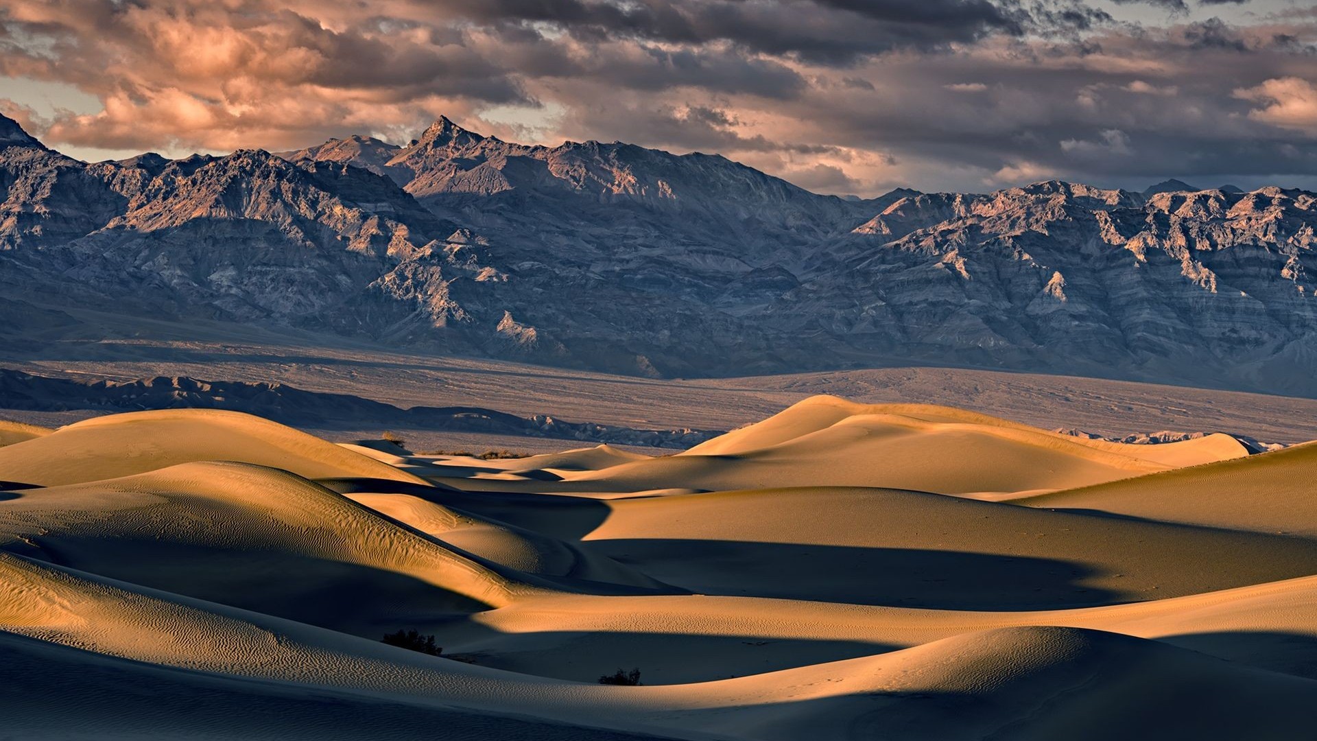 Nature: Sand Dunes Mountain Cloud Sky Desert Dune Wallpaper ...