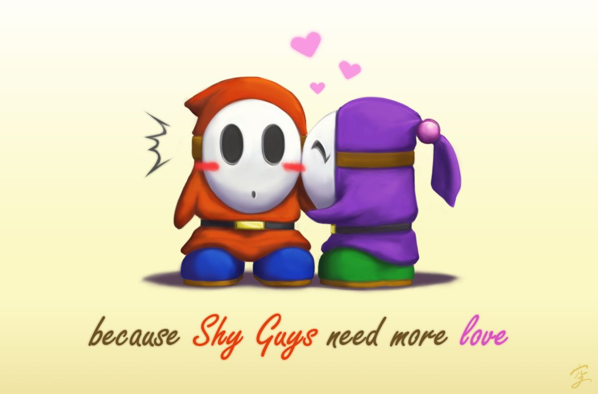 Shy Guy Looking For a Shy Girl by Sora-G-Silverwind on DeviantArt