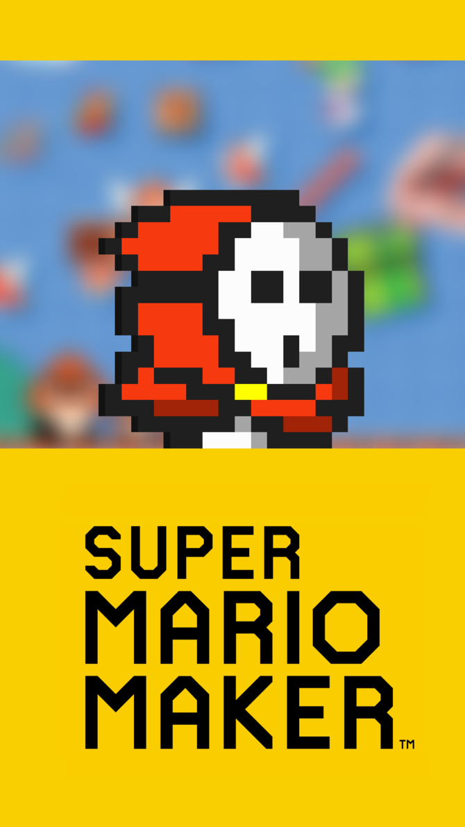 Shy Guy - Super Mario Maker Wallpaper (Phone) by TheWolfGalaxy on ...