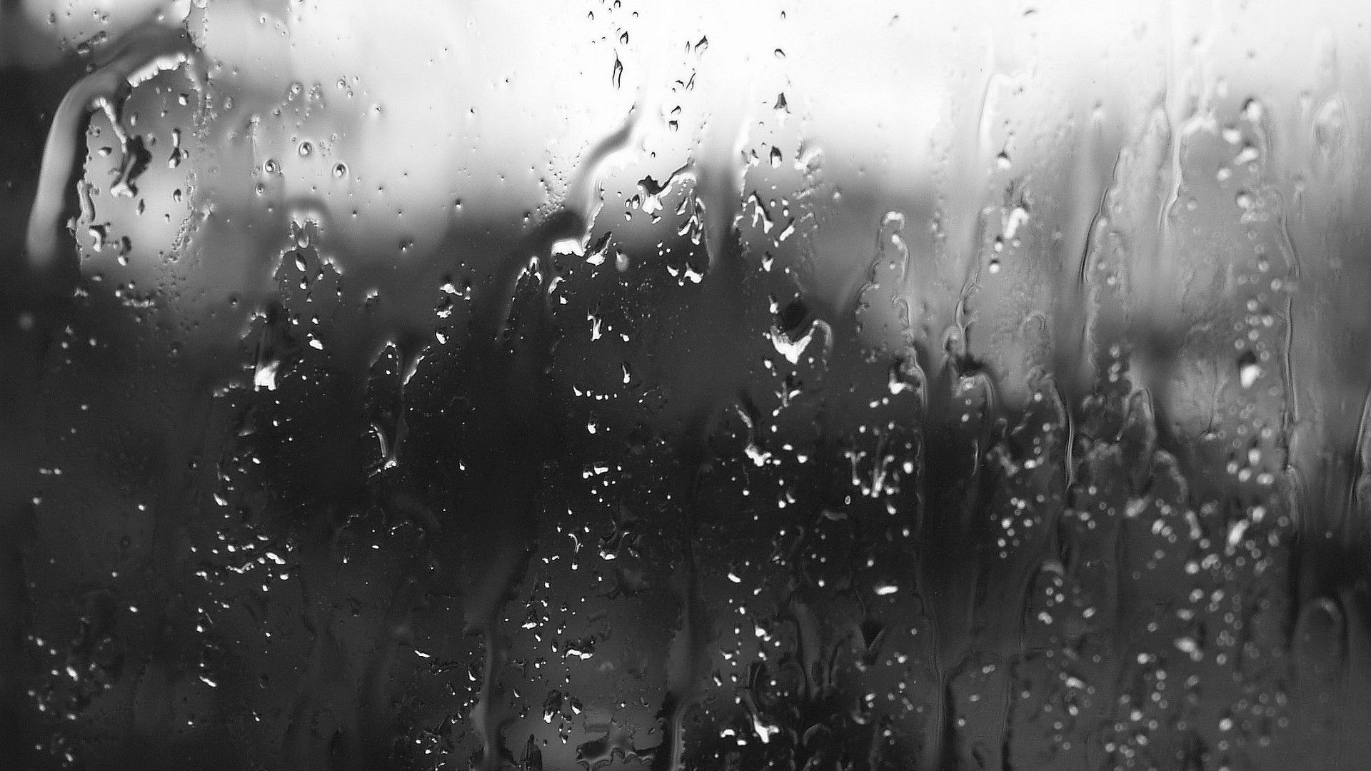 Rain Drops On Glass Wallpapers newallpaper.net