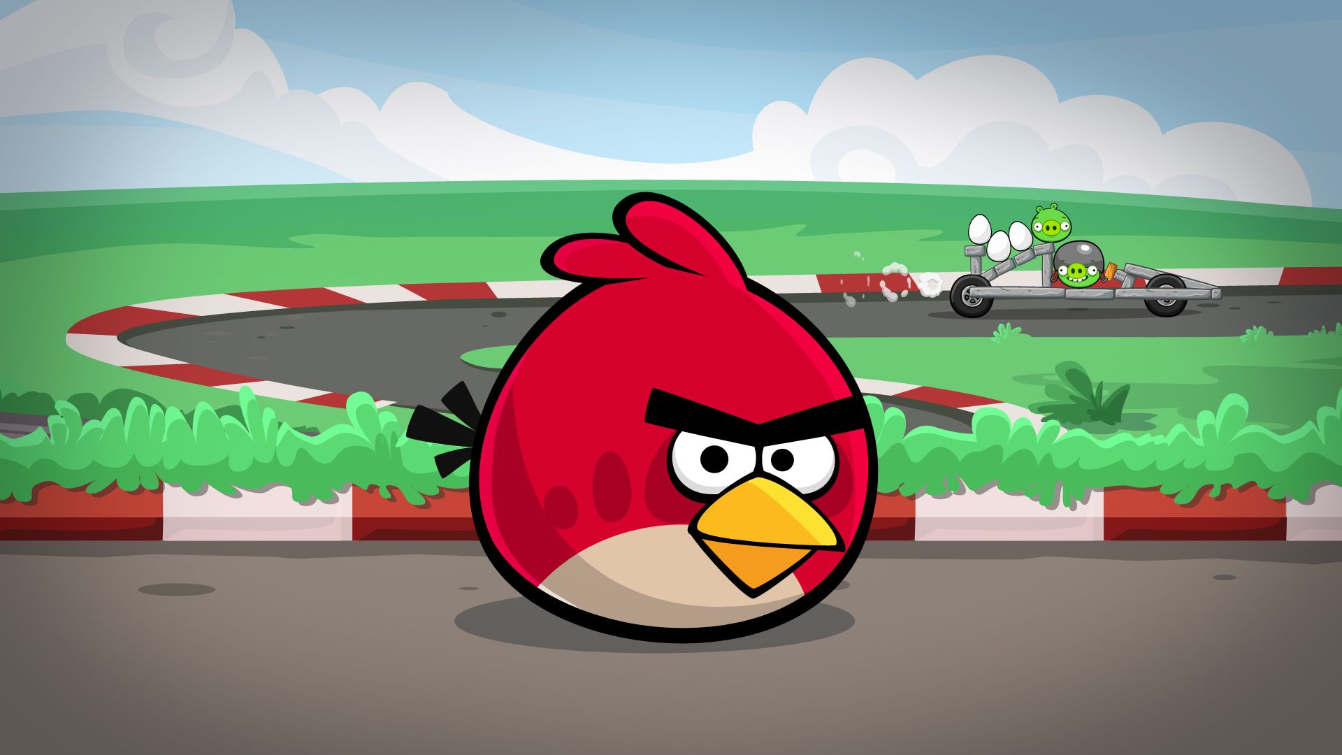 Angry Birds Go Wallpaper - HD Images New