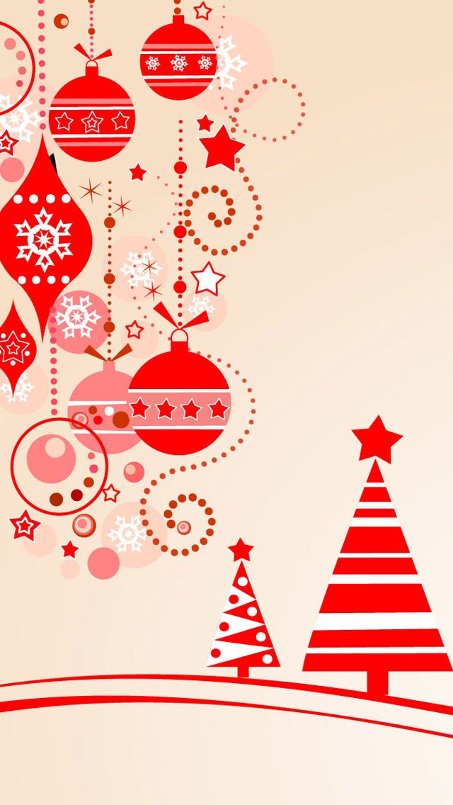 Abstract christmas background iphone android mobile wallpaper