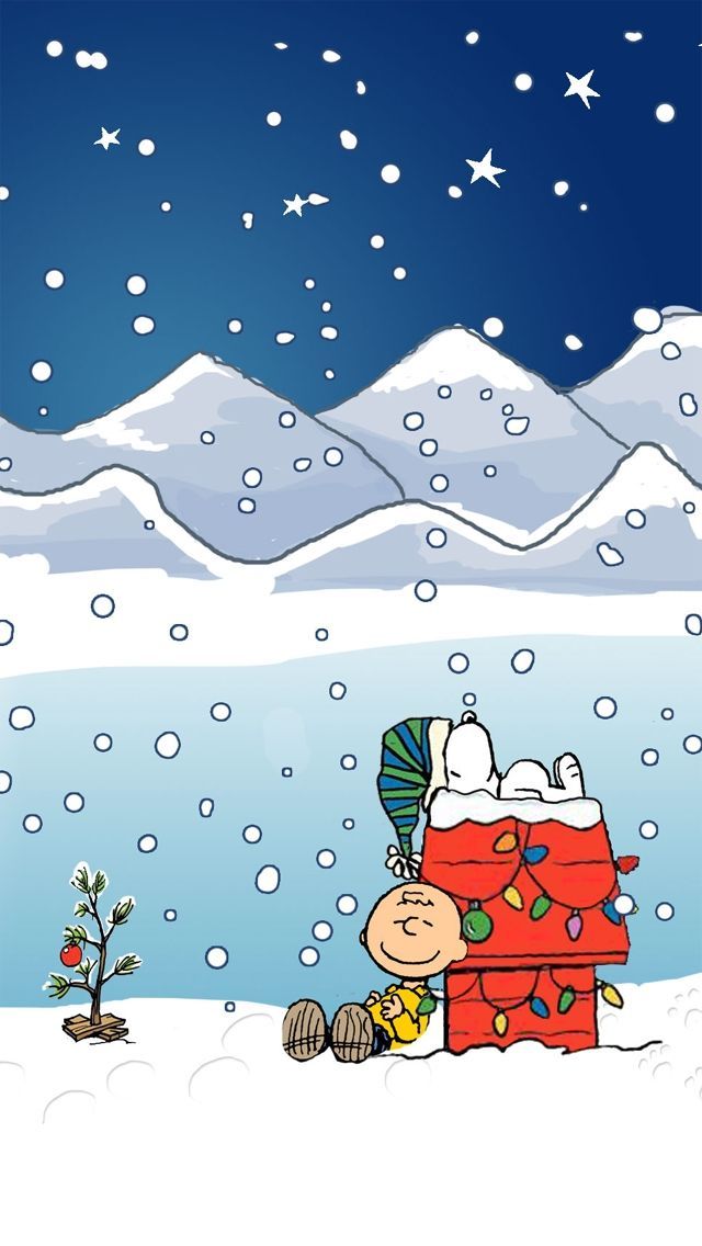 Snoopy Christmas Find more Seasonal wallpapers for your #iPhone