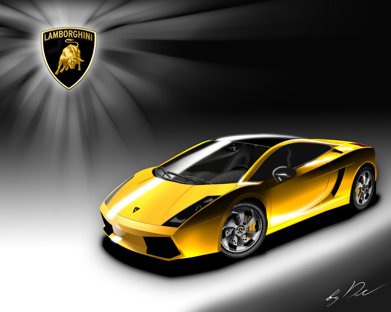 Lamborghini Logo Car Hd Wallpaper