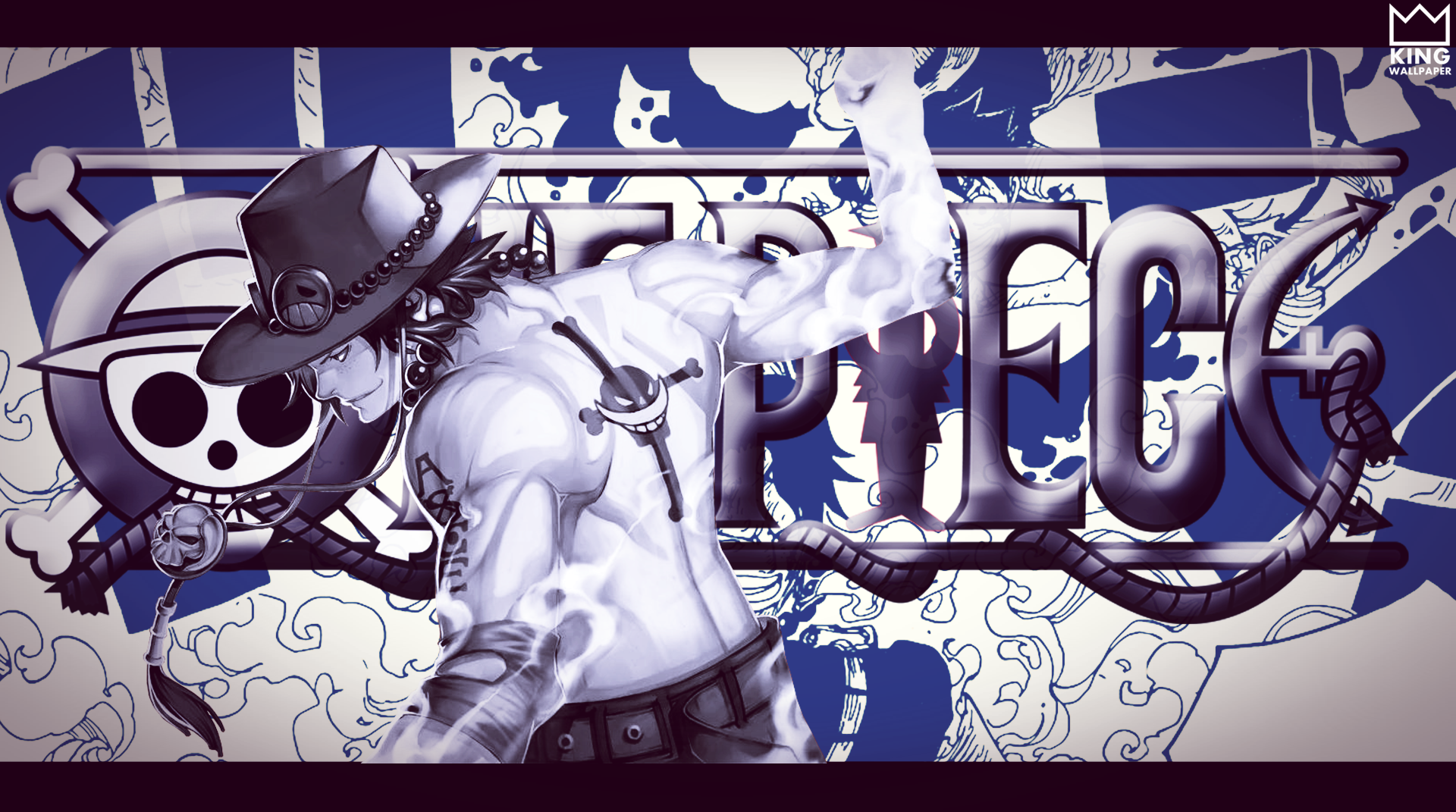 deviantart more like portgas d ace wallpaper one piece by