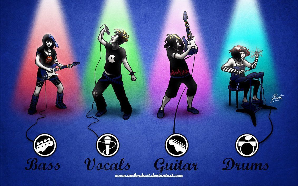 Rockin' Roll Band Wallpapers by AmberDust on DeviantArt
