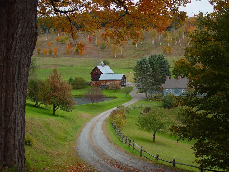 Country Fall Scenery | road autumn Autumn road Wallpaper Desktop ...