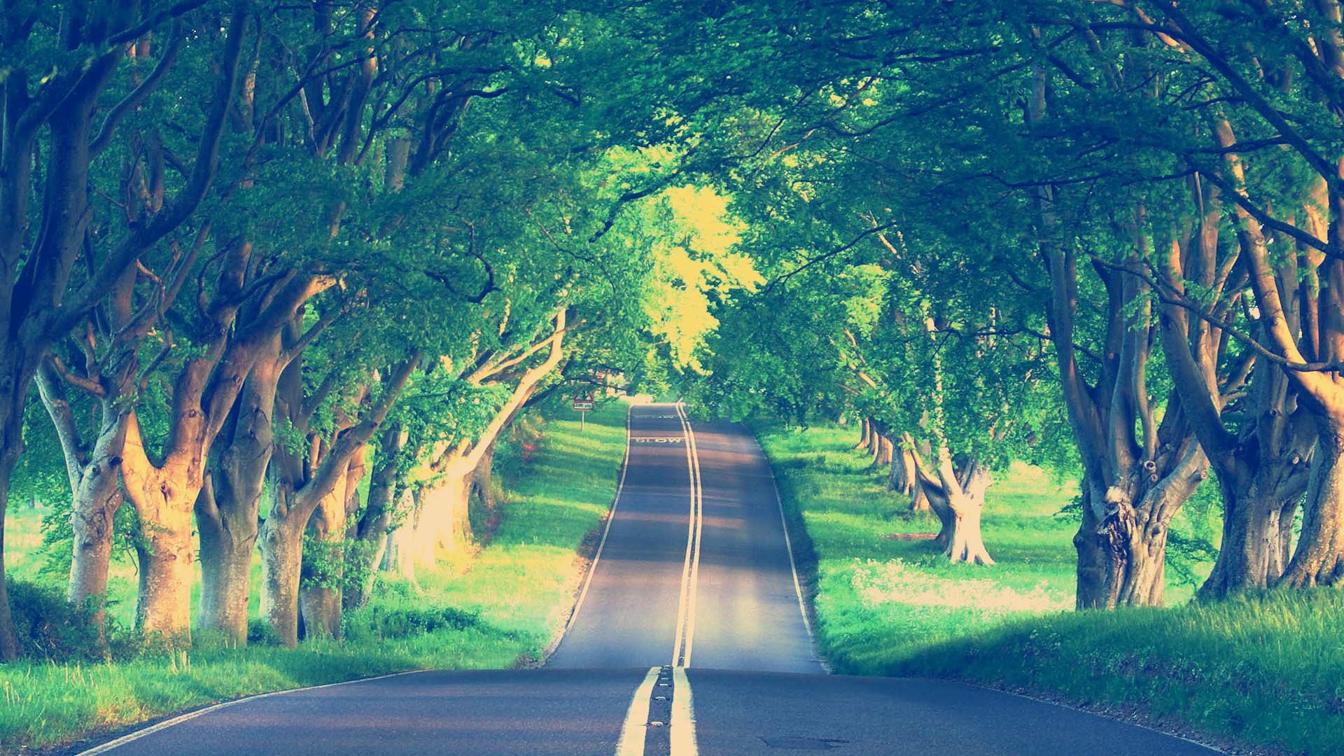 Wallpapers Nature Country Pin Road Scenery Hq For Pc On Pinterest ...