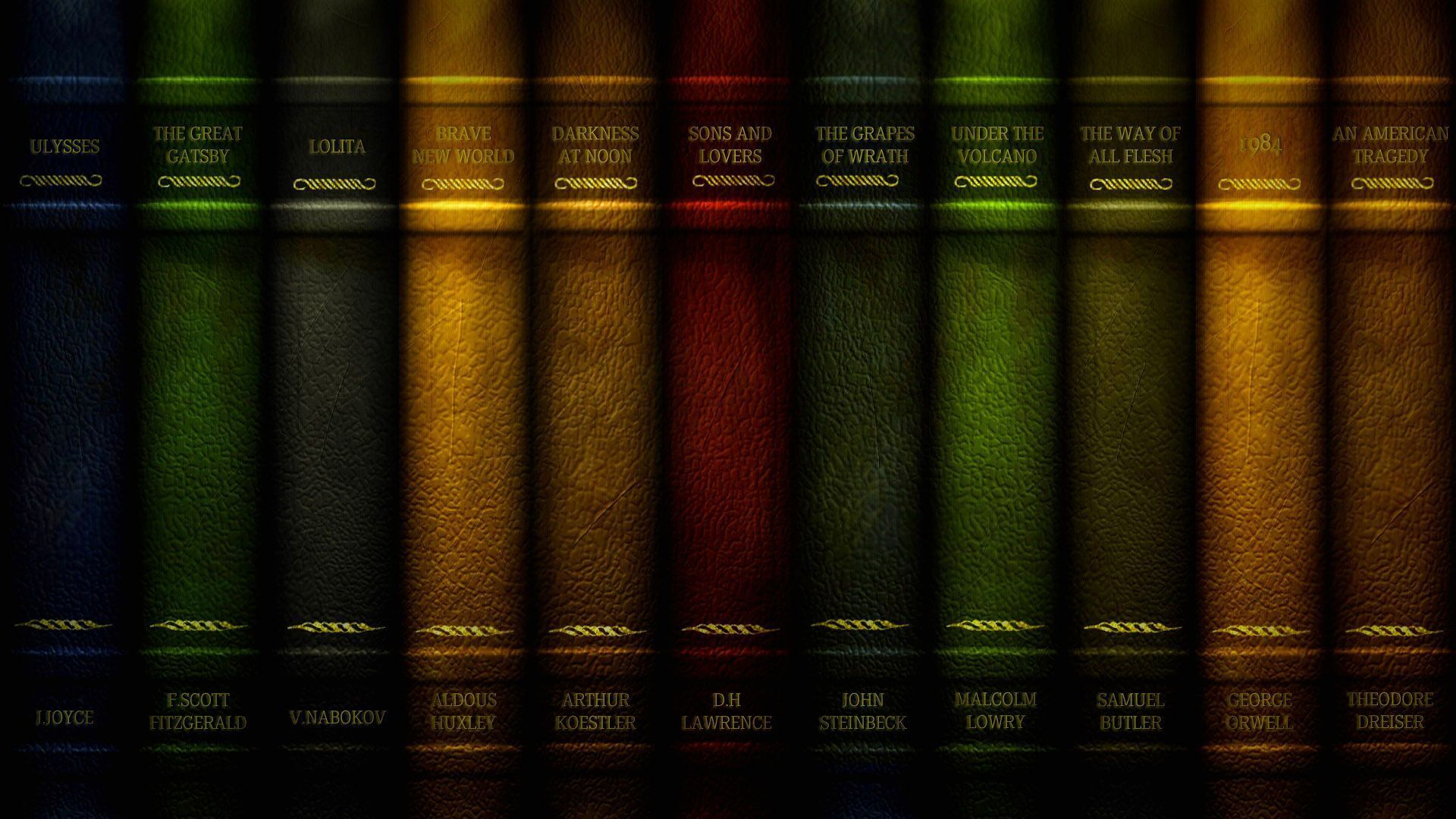 Colorful Books Wallpaper