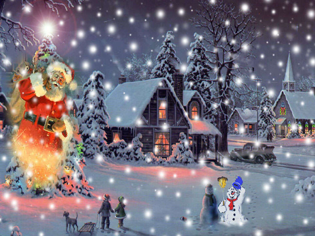 Animated Christmas Wallpapers Free Group 52