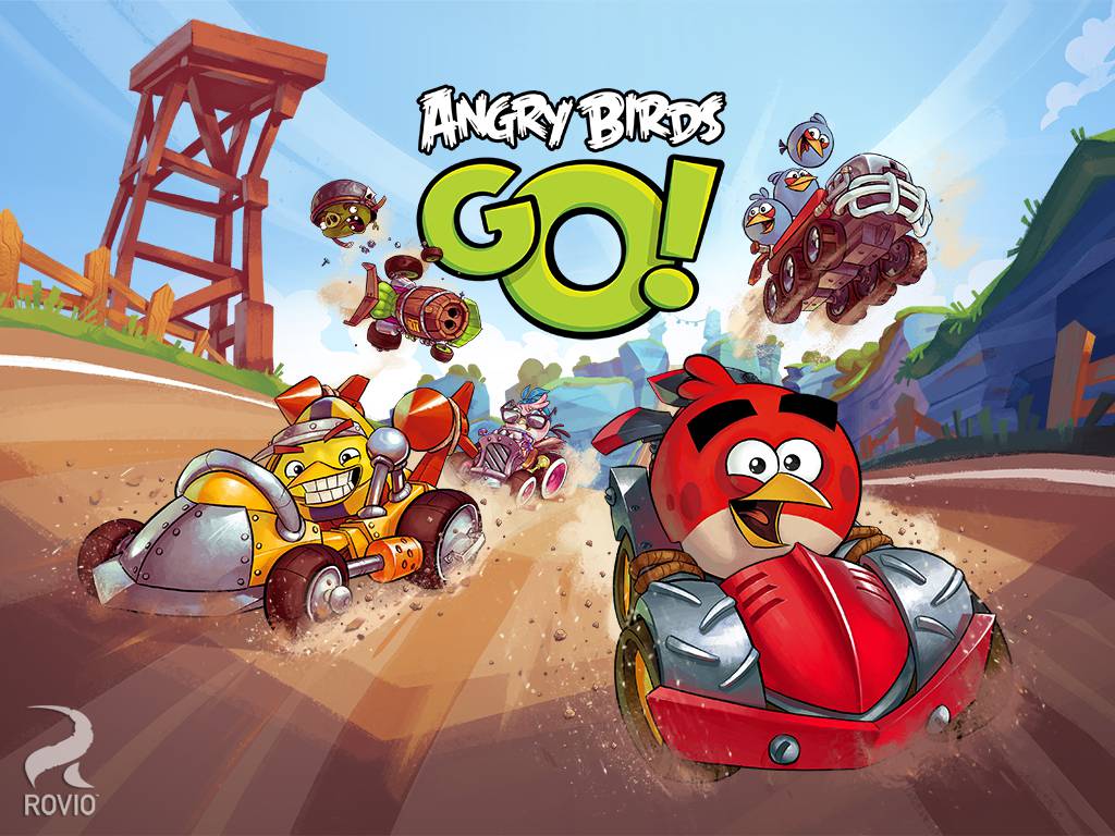 Angry Birds Go - wallpaper.