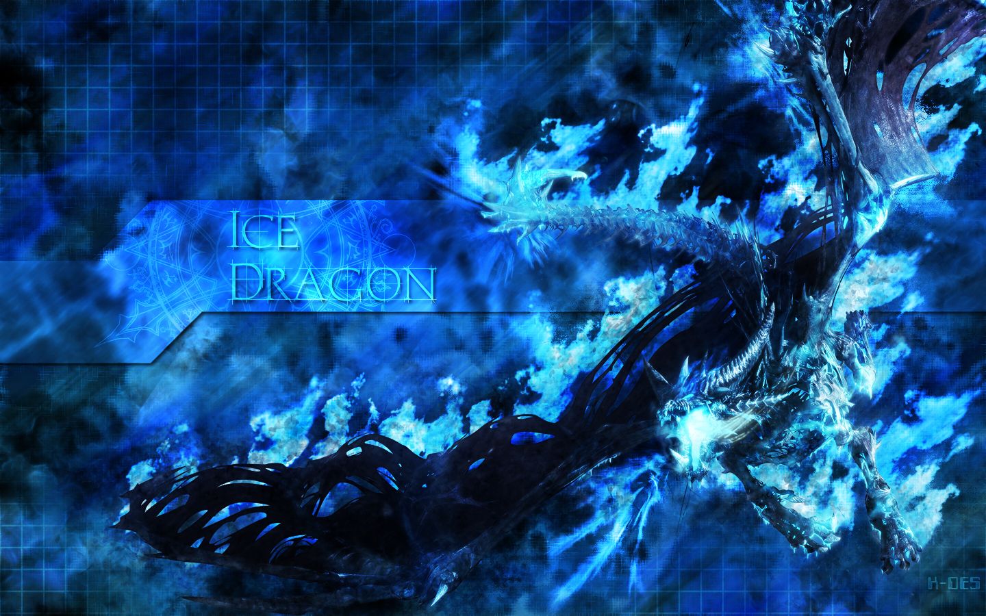 Ice Dragon Widescreen Background Wallpapers 10297 - Amazing Wallpaperz
