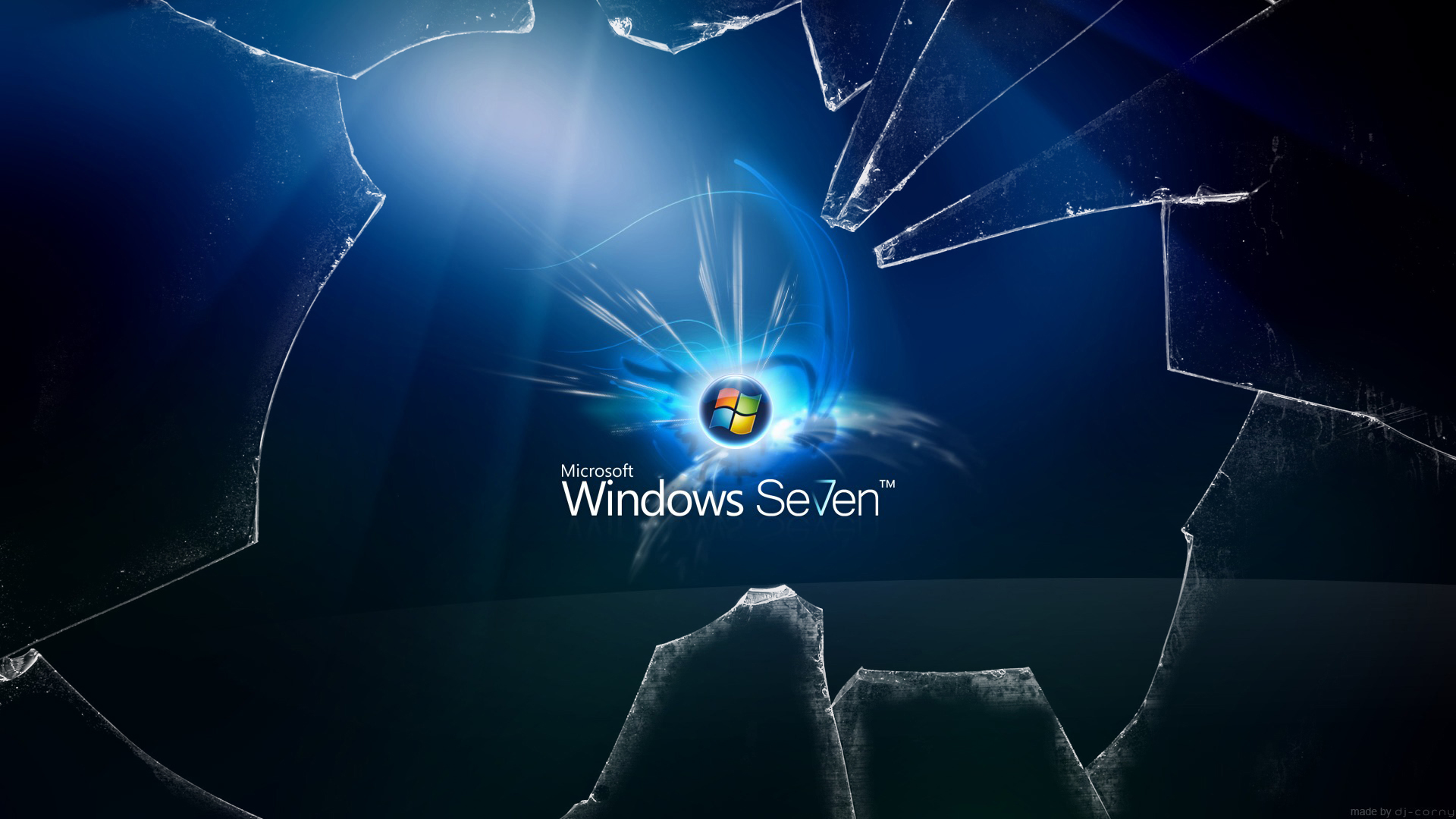 Brands Wallpaper: Windows 7 Broken Screen Desktop Wallpaper For HD ...