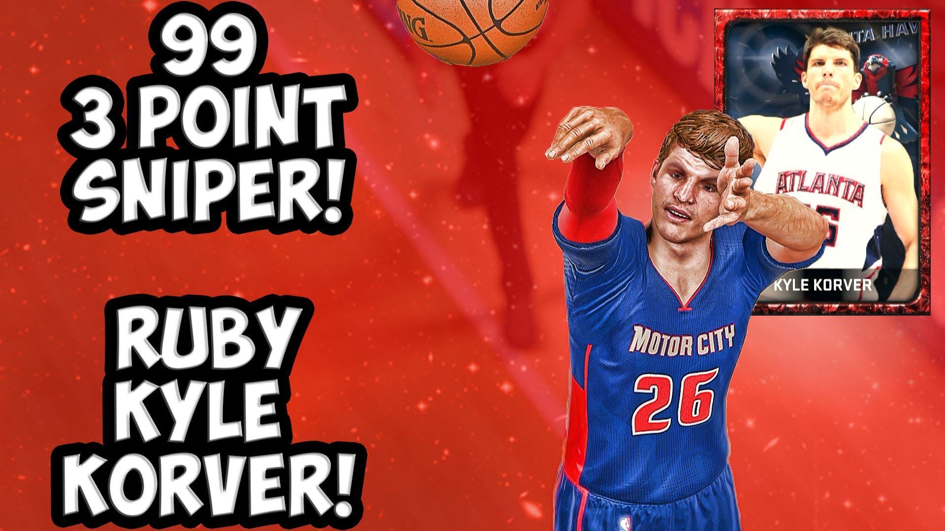 NBA 2K15 MyTeam Gameplay - 99 3 Point Sniper! Ruby Kyle Korver ...