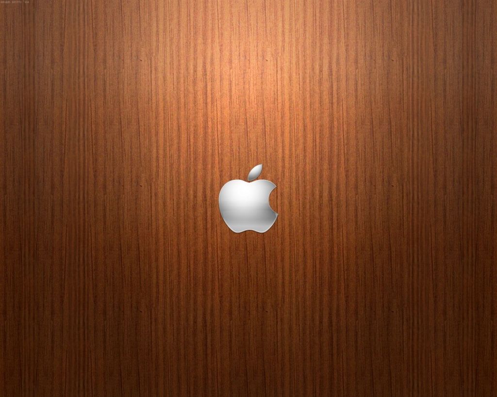 1024x768 Wood apple desktop PC and Mac wallpaper