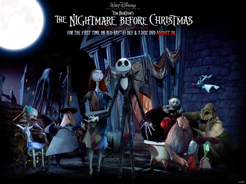 The Nightmare Before Christmas Wallpaper (1024 x 768 Pixels)