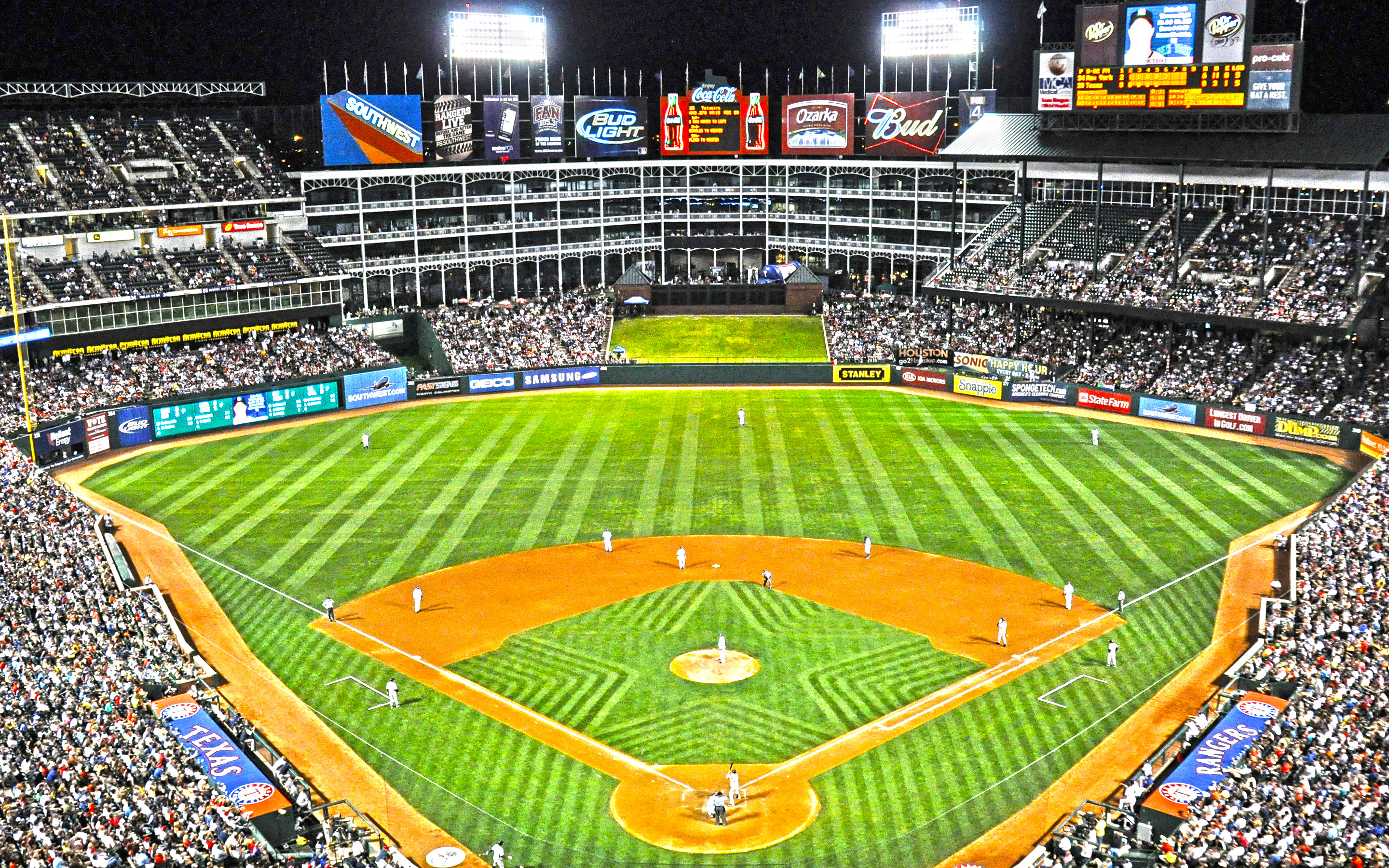 Texas Rangers ballpark Globe Life Park in Arlington Wallpaper free ...