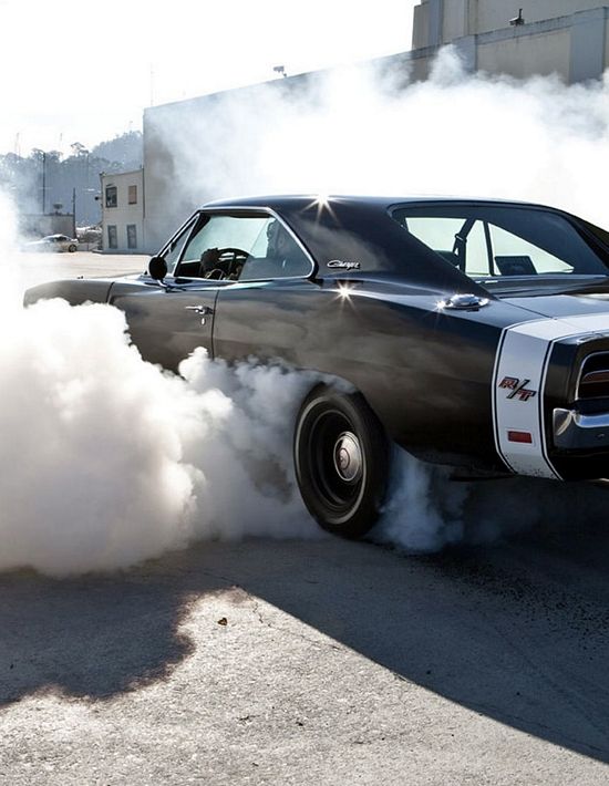 Your ridiculously cool Dodge Charger burnout wallpaper is here ...