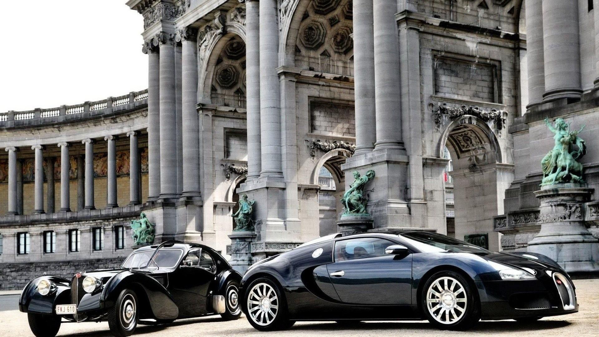 Download Wallpaper 1920x1080 Cars, Bugatti, Veyron, Luxury, Black ...