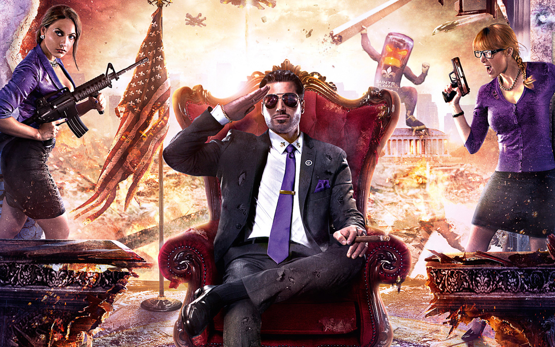 21 Saints Row IV HD Wallpapers | Backgrounds - Wallpaper Abyss