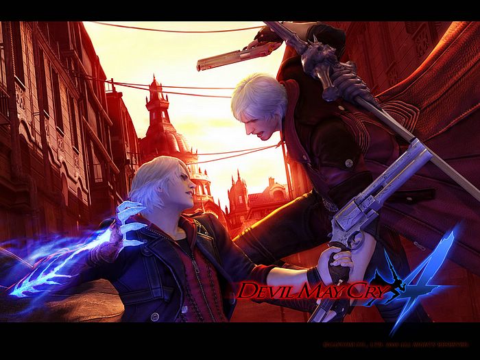 Nero VS Dante - Devil May Cry Game Scene 14 - Wallcoo.net