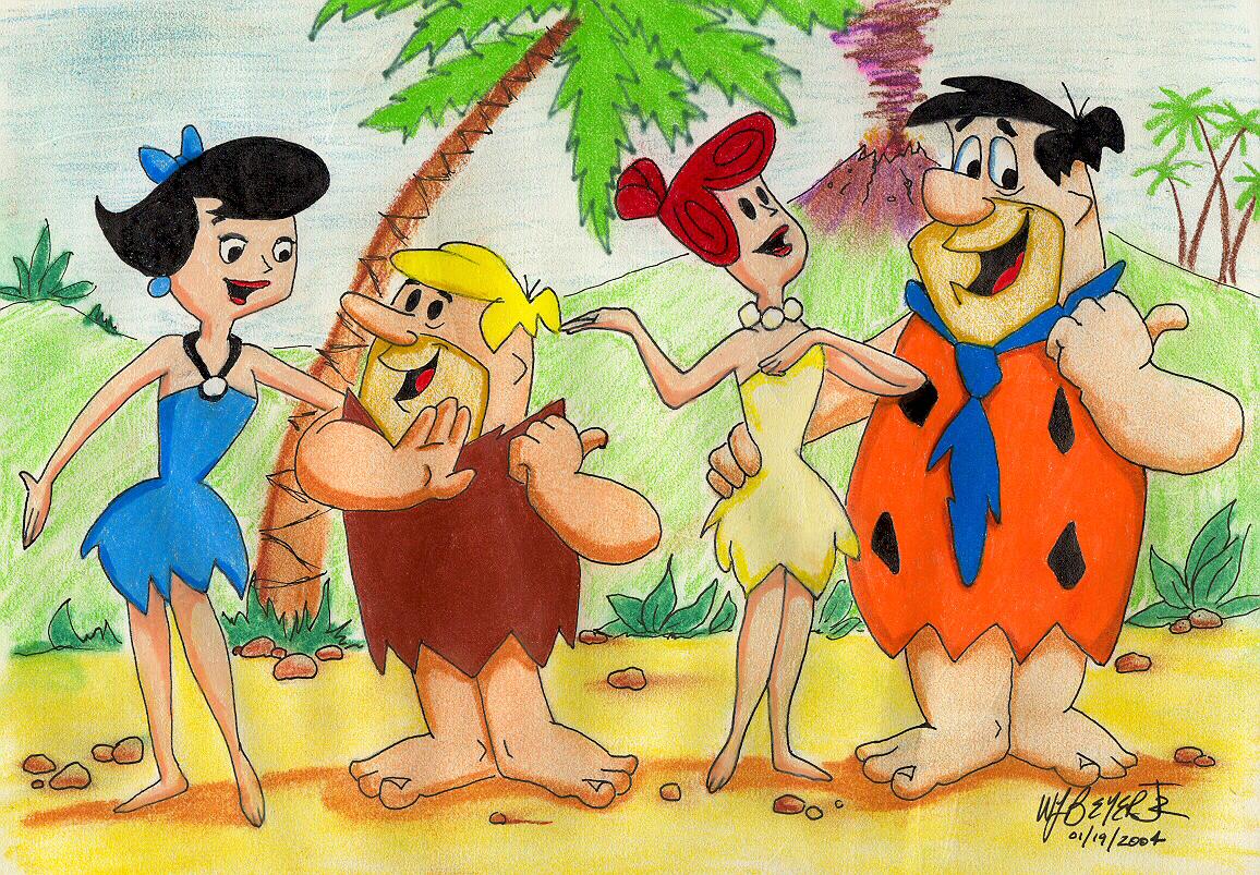 1156x803 / Going Out With The Flintstones by thegreatwcfields on DeviantArt...