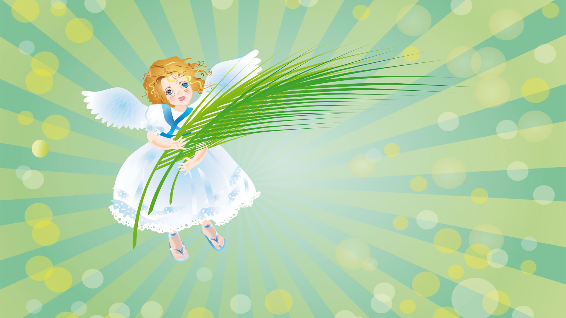 Easter Fairy - Seasonal Wallpaper Image featuring Easter