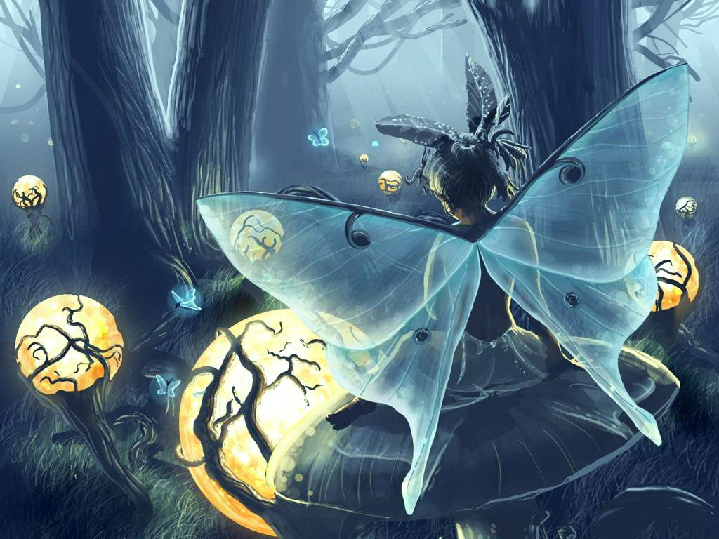 Little Butterfly Fairy Background Wallpapers | Fairy Background ...