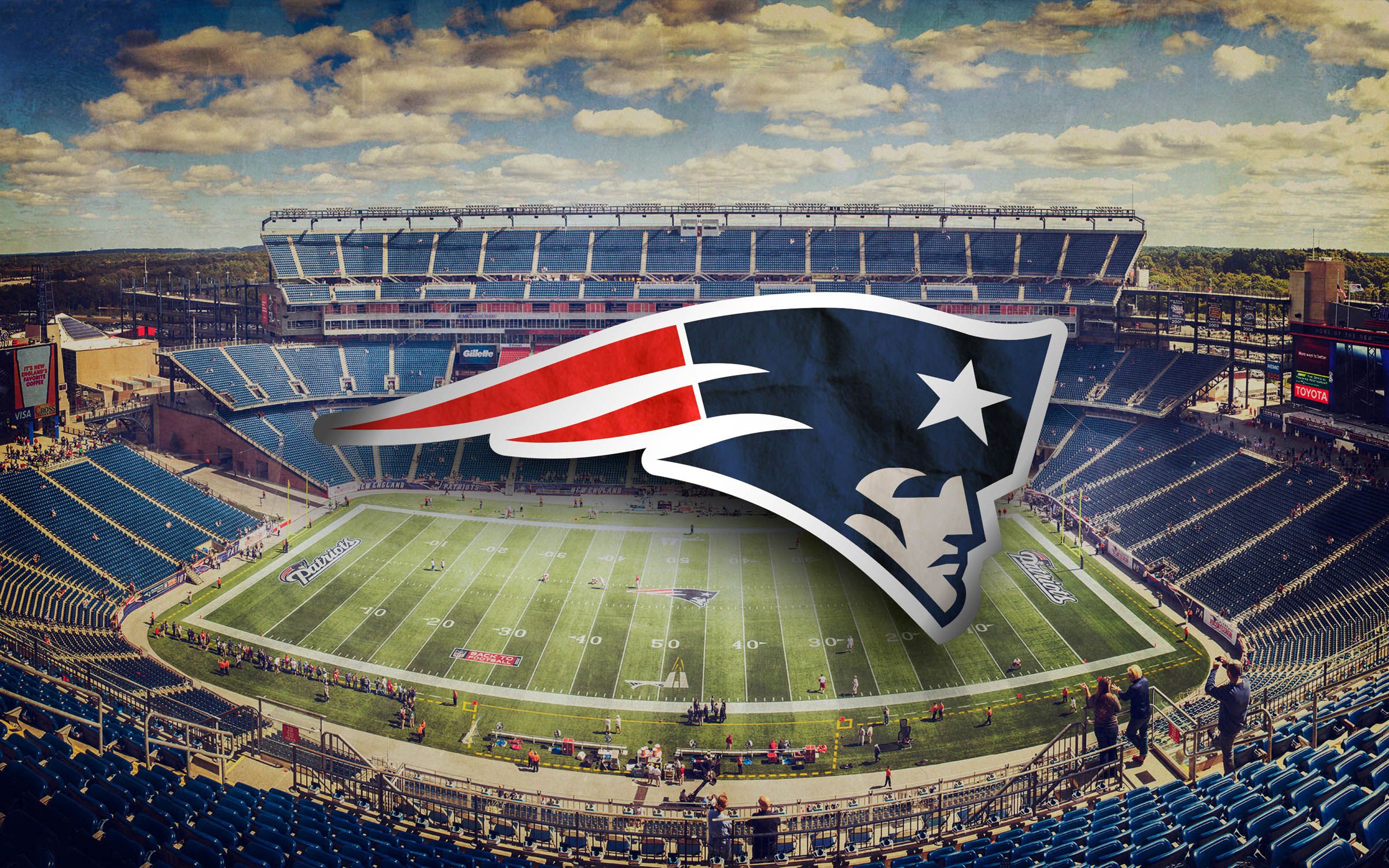 New England Patriots Wallpaper - Logo and Stadium Photo HD