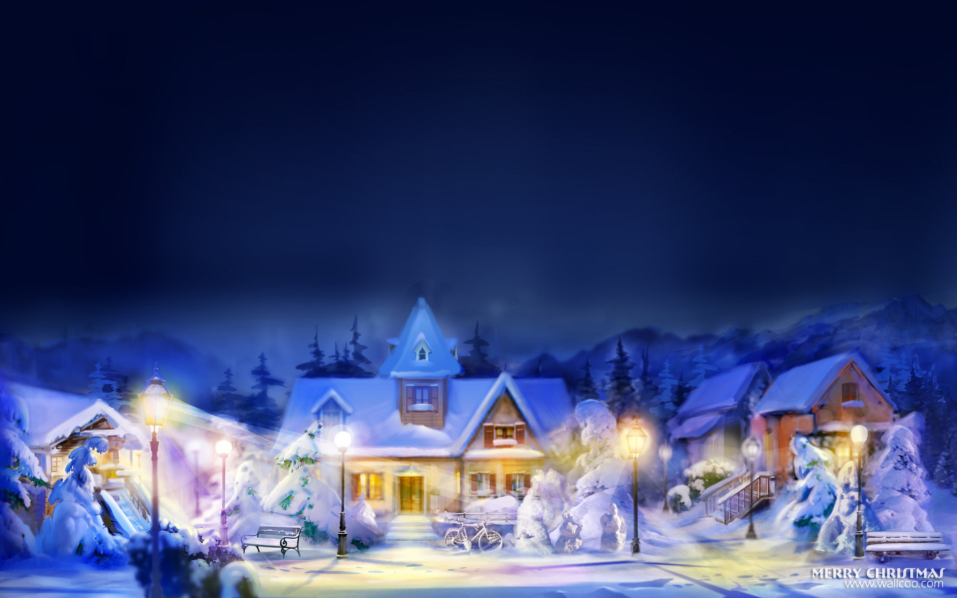 Christmas House Pictures - HD Wallpapers Pretty