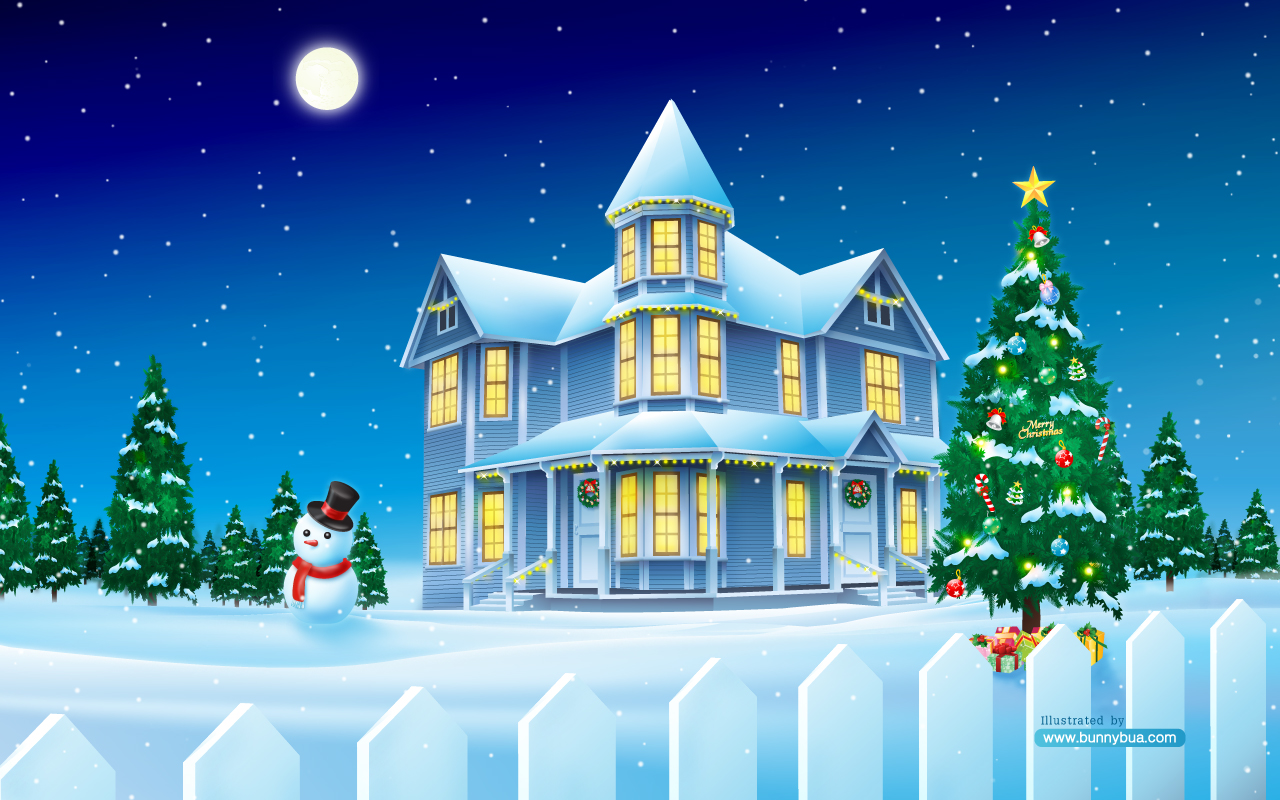 Christmas Home Wallpapers Hd Background | Important Wallpapers