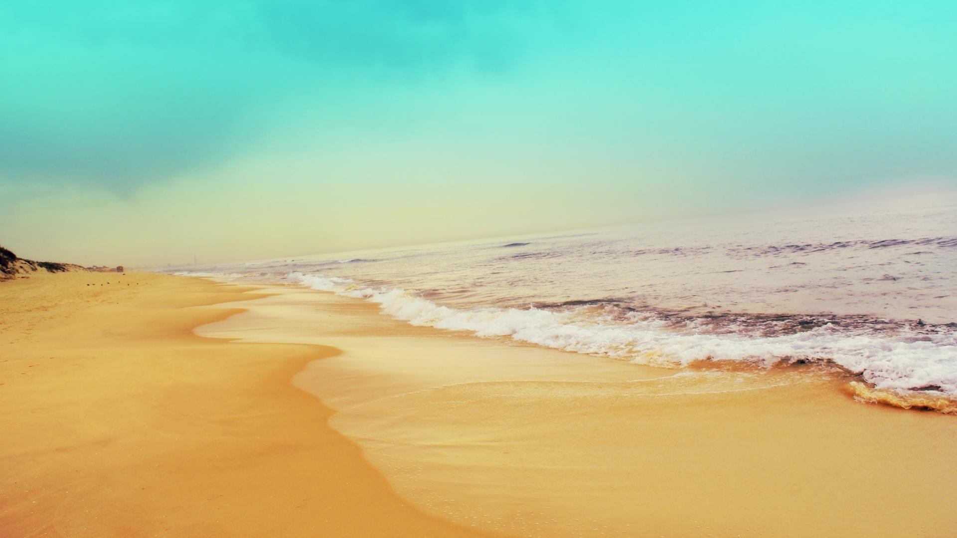 Sunny Beach Under Azure Sky >> HD Wallpaper, get it now!