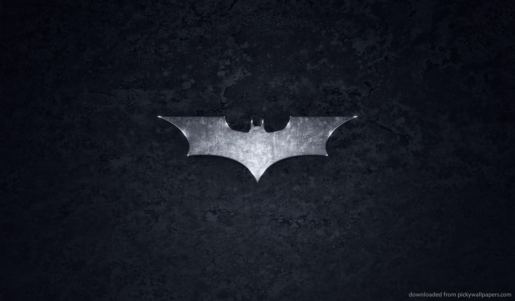 Download Batman Metal Logo Wallpaper For Blackberry Playbook