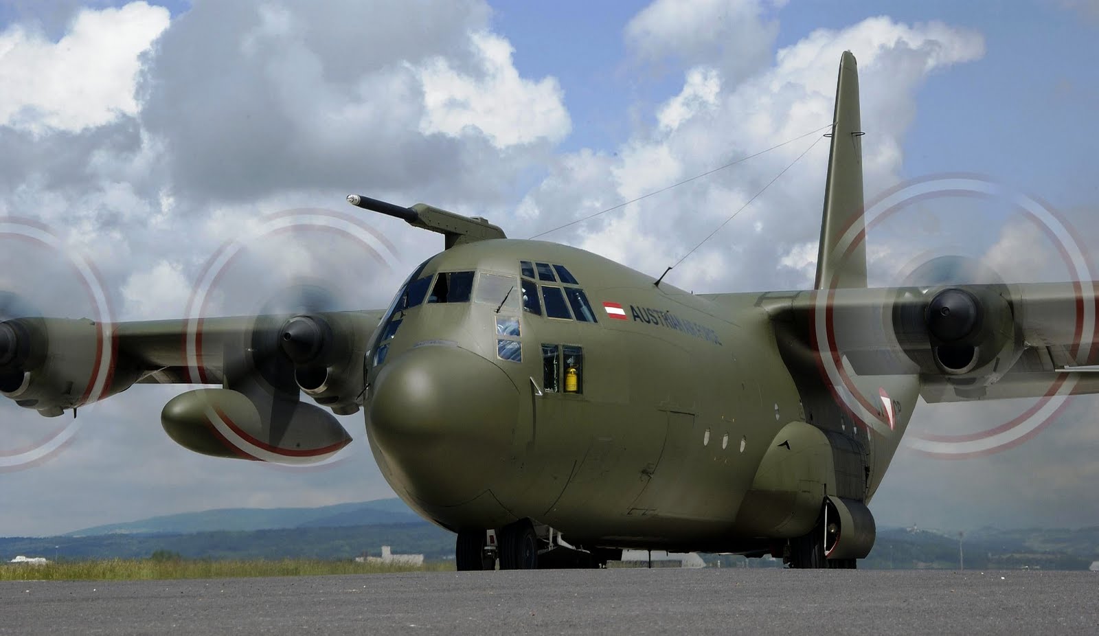 Cadet into Captain: Wallpaper C-130 Hercules