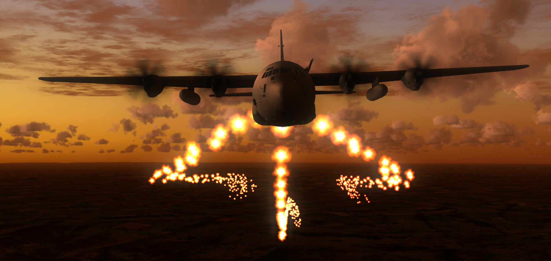C-130J Flares 1 by agnott on DeviantArt