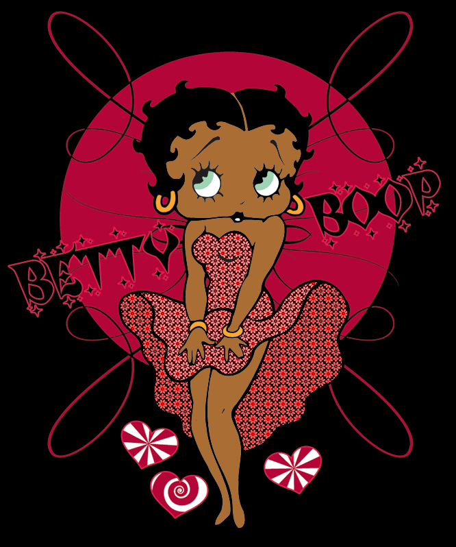 Betty Boop Pictures Archive Betty Boop Cool Breeze - Red Dress