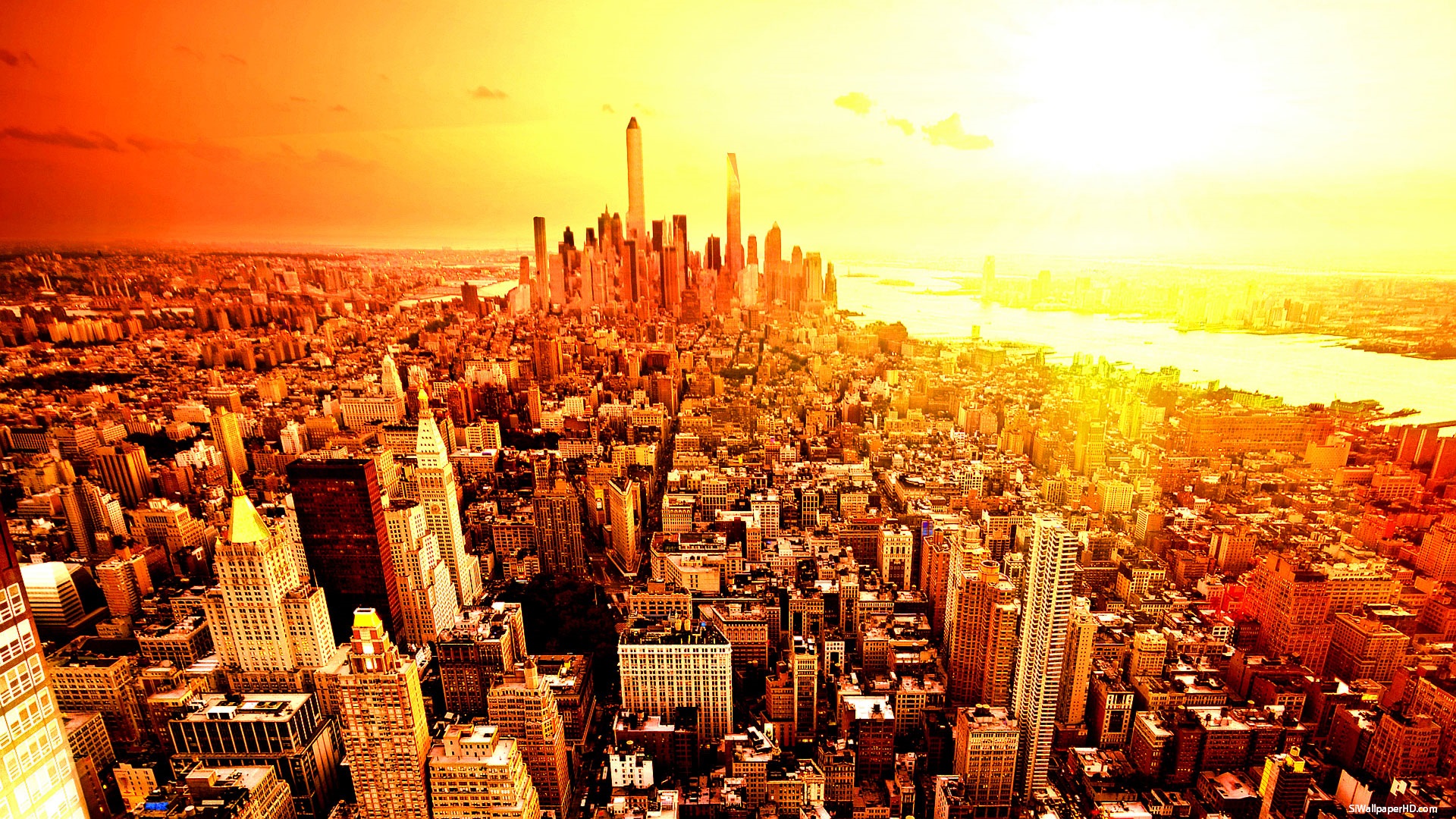 High Resolution New York City Skyline Wallpaper HD 11 Image Full ...