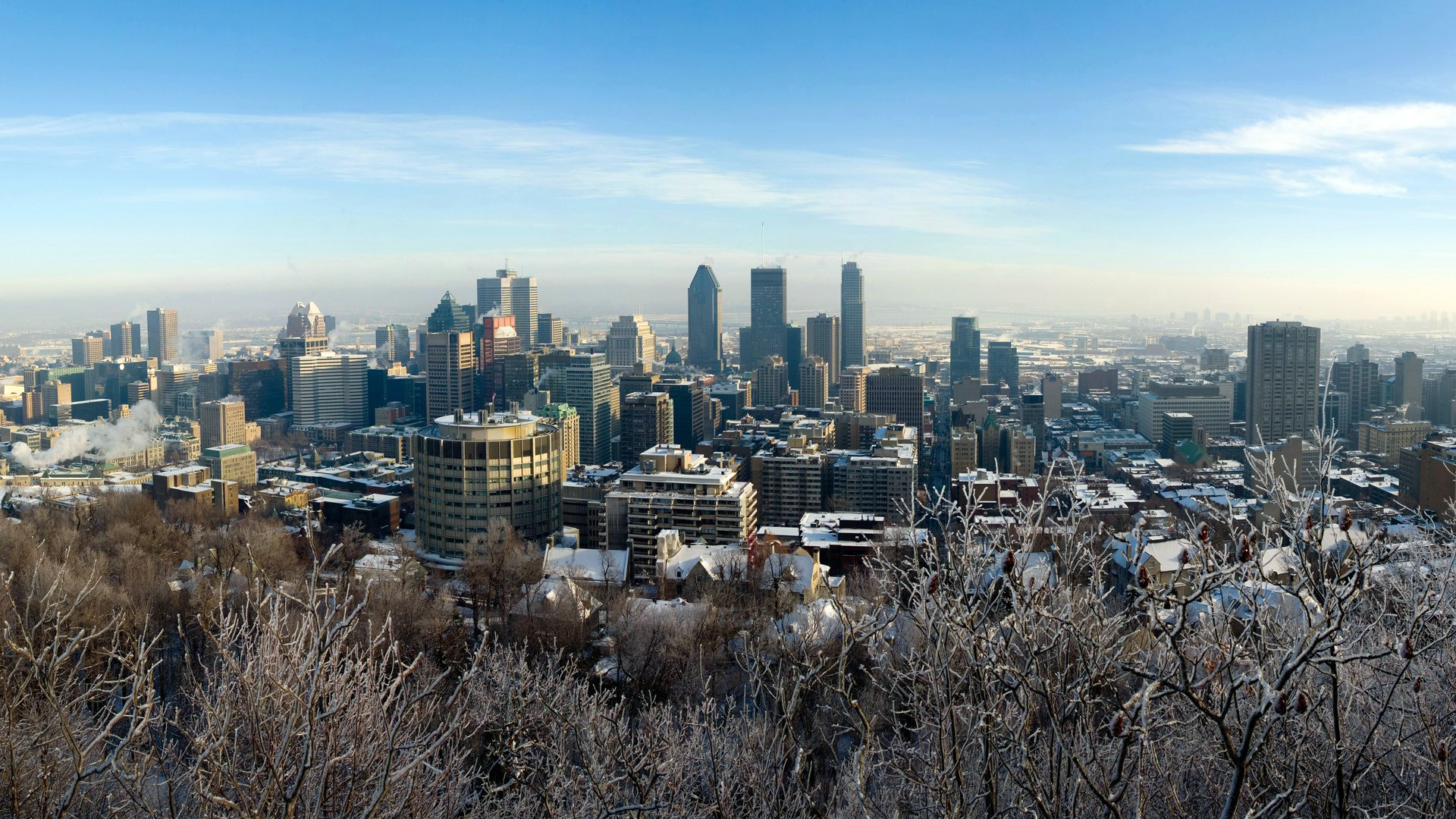 Montreal City Skyline wallpaper