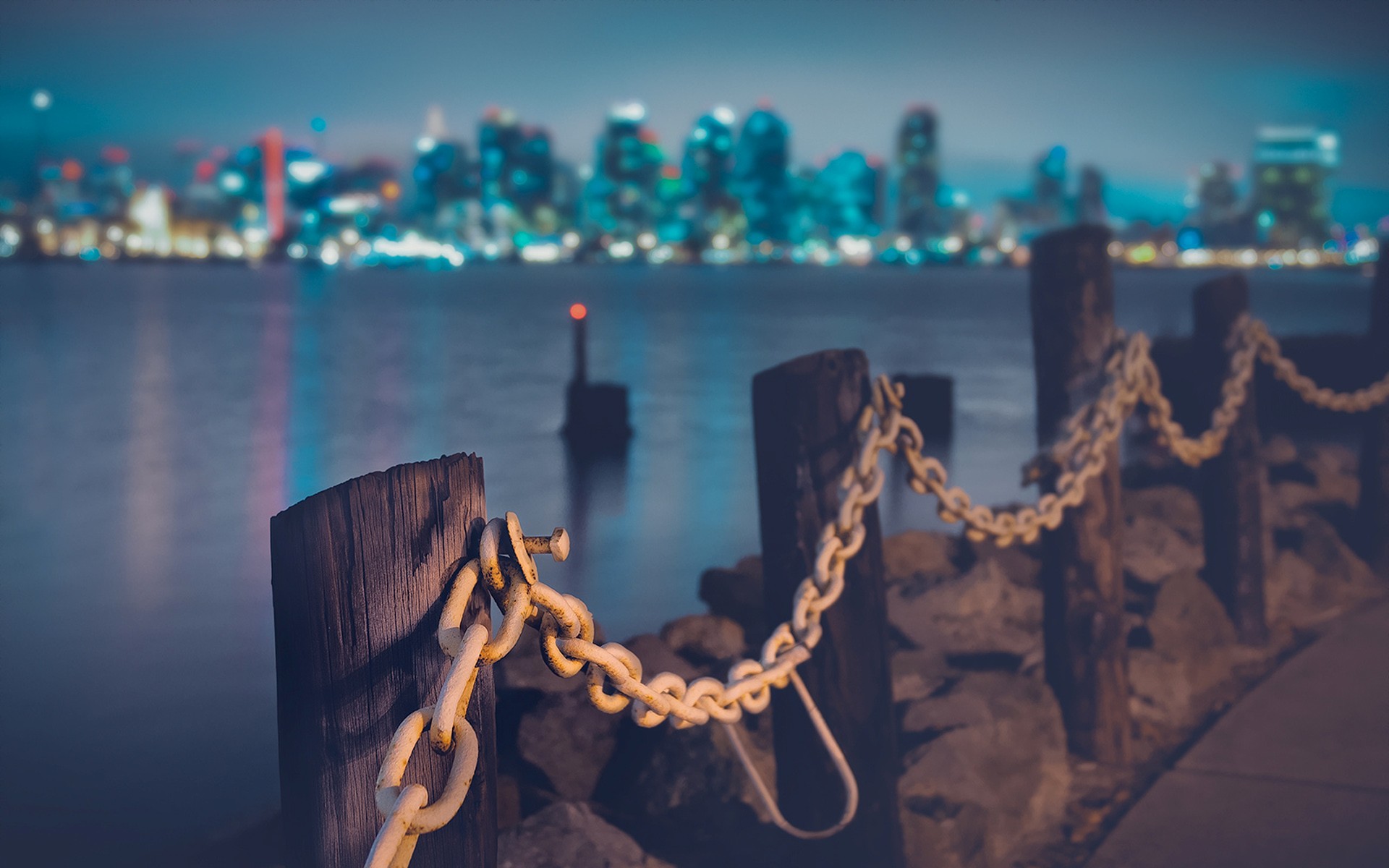 Shore chains city skyline Wallpapers | Pictures