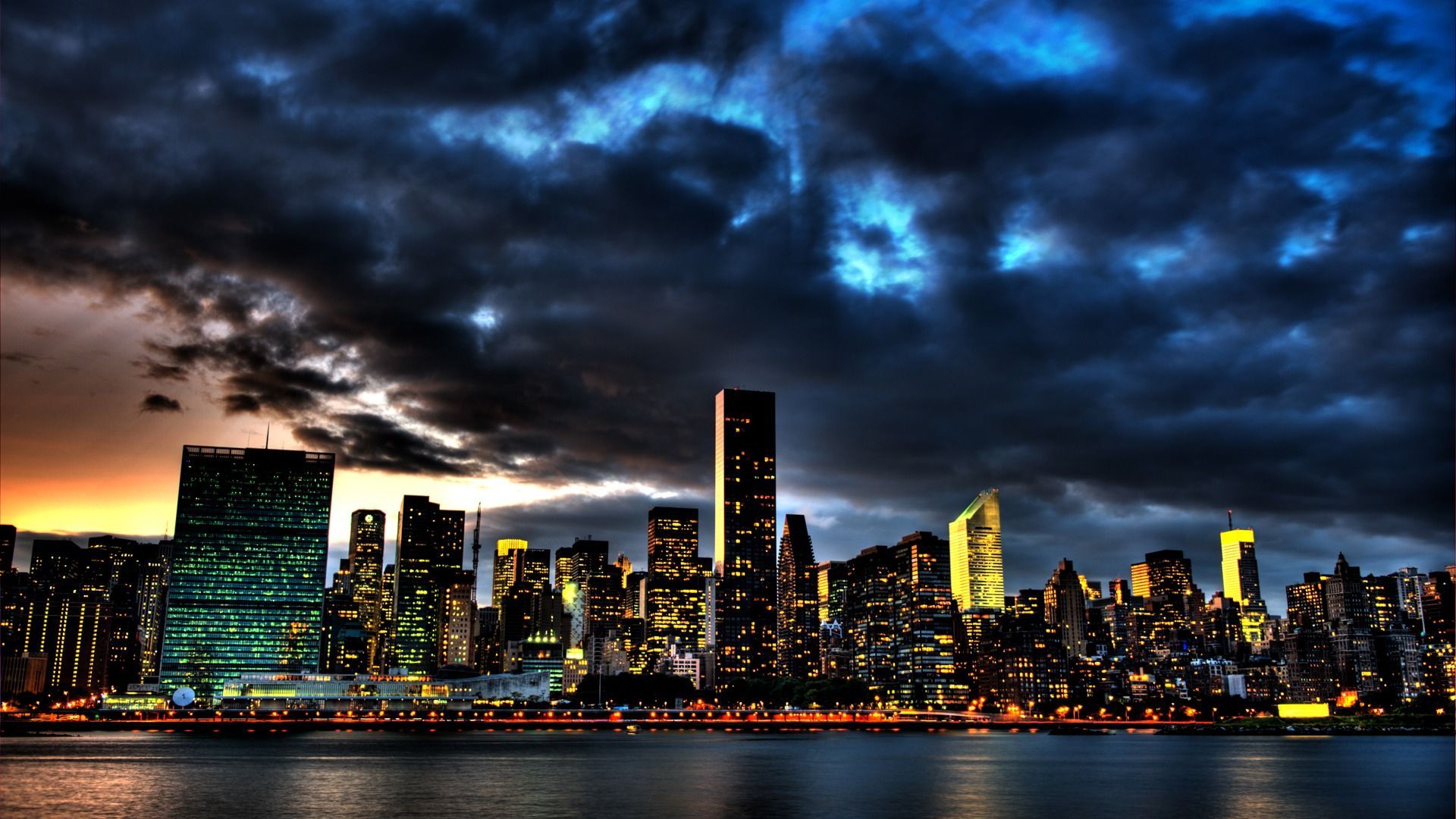 23 New York City Skyline 1080p Wallpaper City HD Wallpapers | Wide ...