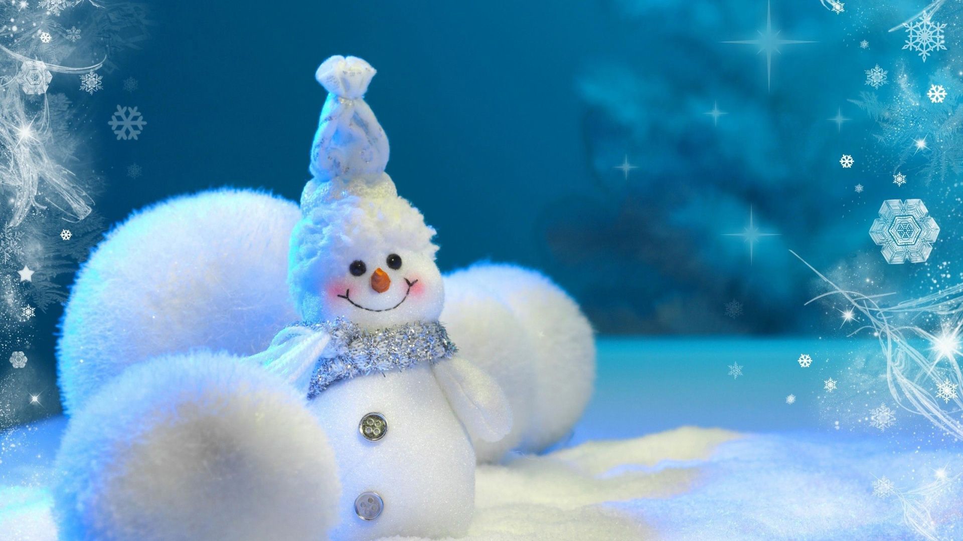 Download Wallpaper, Cute Snowman high definition wallpaper, 1080p ...