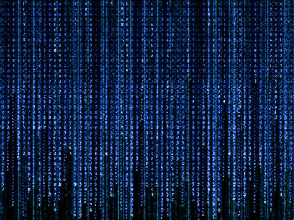 the matrix code blue HD Wallpaper wallpaper - (#6525) - HQ Desktop ...