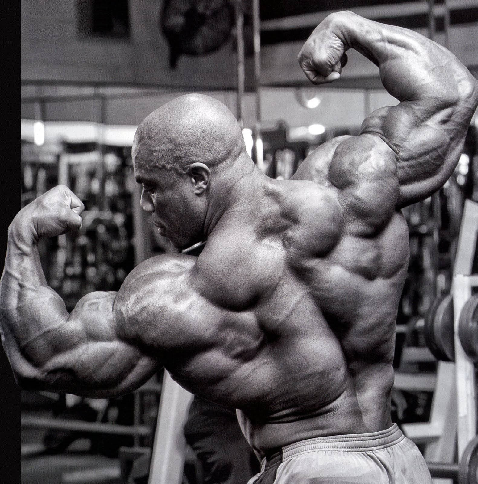 Ronnie coleman black and white