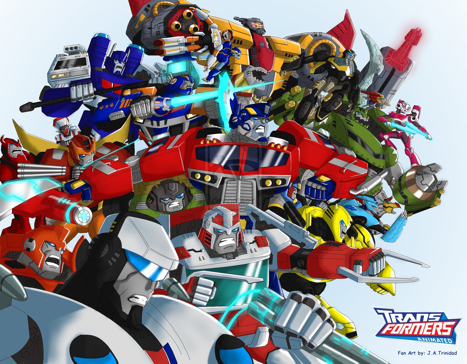 Monday 09th March 2015 - 800x705px Transformers Animated Desktop