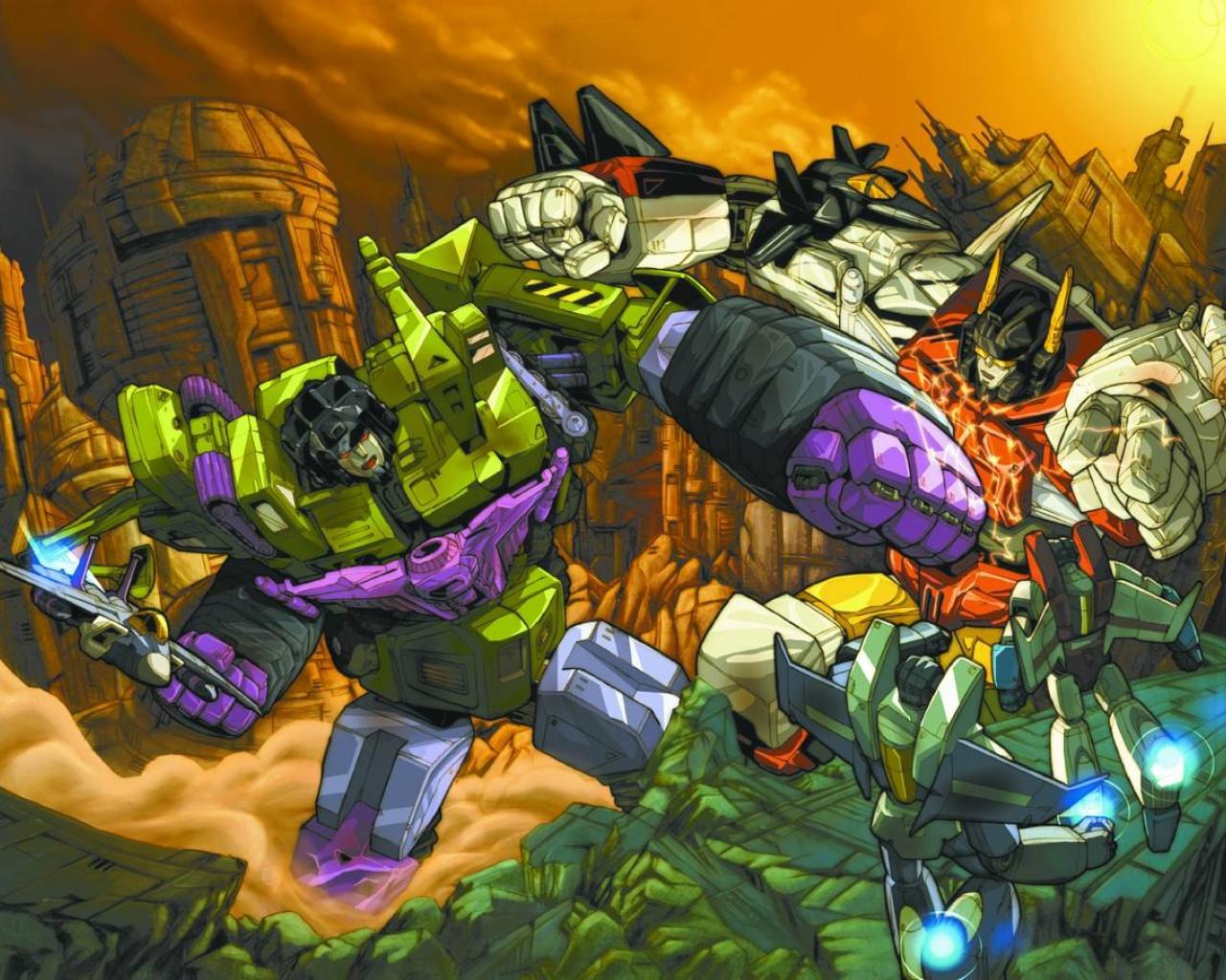 transformers devastator vs superion anime cartoon hd wallpaper ...