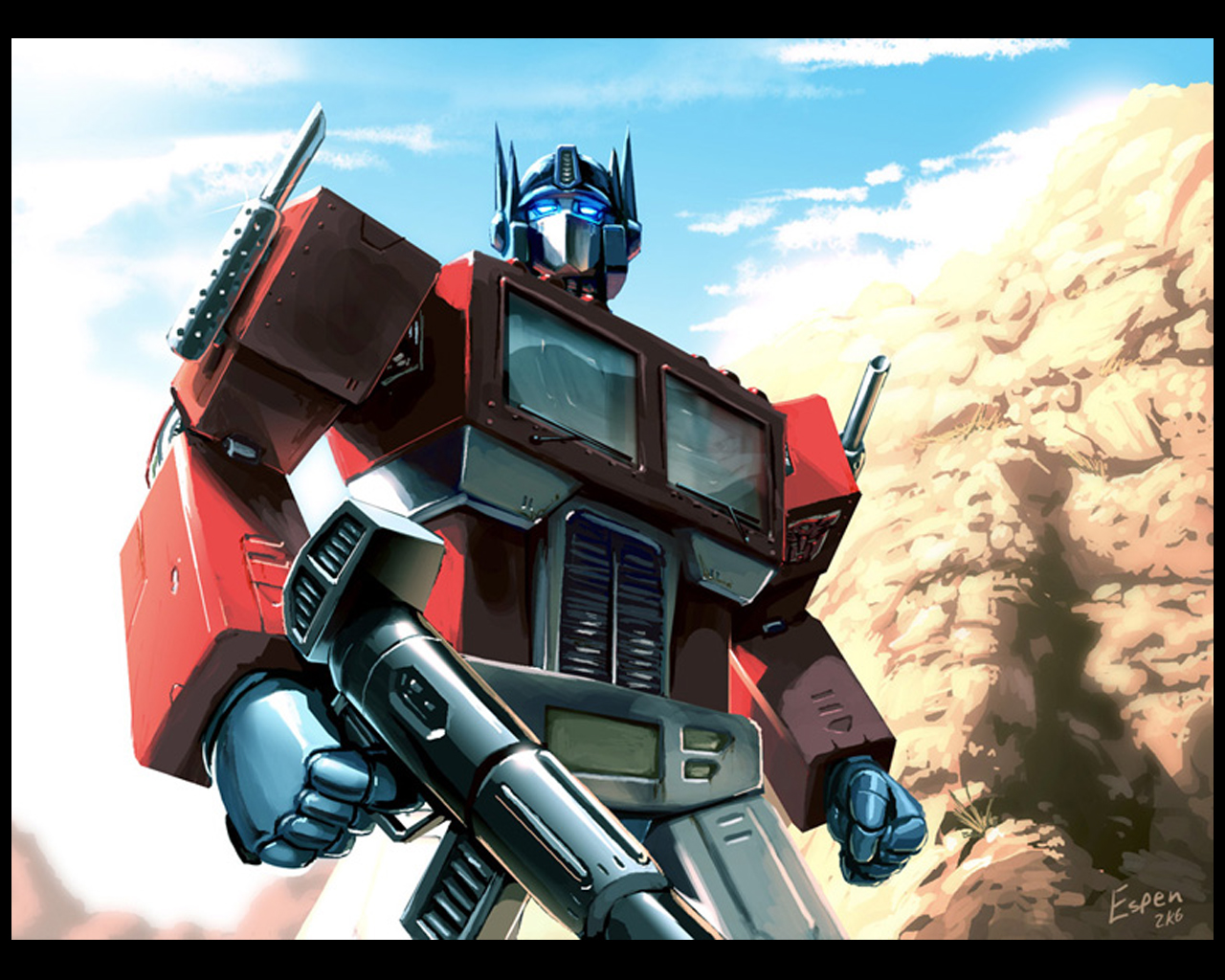 Optimus Prime Transformers Cartoon Wallpaper | Wallpapers Quality