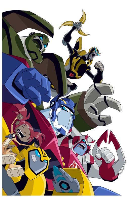 Cover Art for Upcoming Transformers Animated Mini-Series from IDW ...